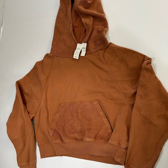 Aerie Orange Cropped Sweater with Relaxed Fit - Picture 6 of 11